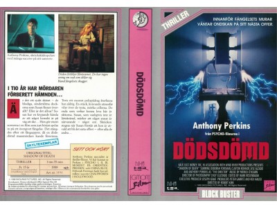 Dödsdömd  Instick  VHS 